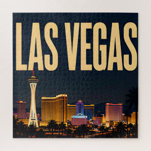 Quebra-cabeça Faixa de Las Vegas e Luzes de Neon
