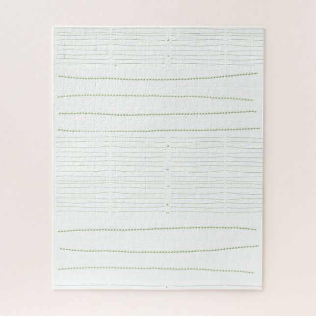 Quebra-cabeça - faixas verdes (Vertical)