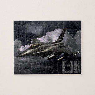 Quebra-cabeça Falcão F-16 de combate