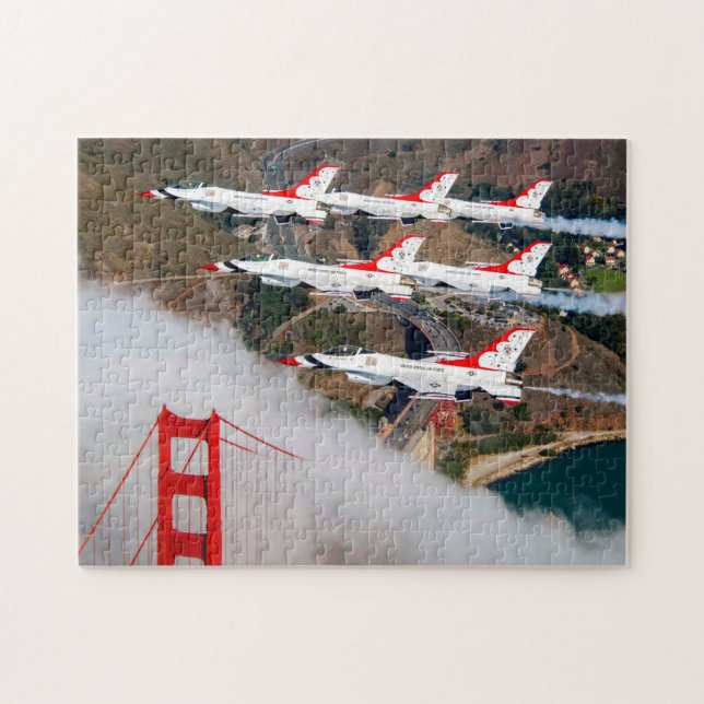 Quebra-cabeça FALCO DE LUTA F-16C (11x14 POLEGADAS) (Horizontal)