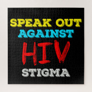 Quebra-cabeça Fale Contra o Estigma do HIV - Sensibilização para