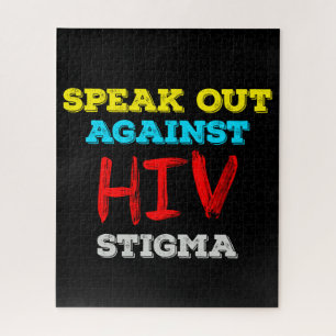 Quebra-cabeça Fale Contra o Estigma do HIV - Sensibilização para