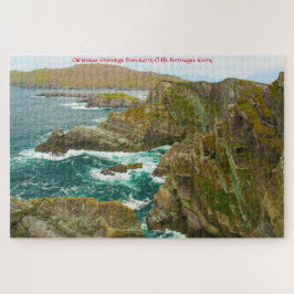 Quebra-cabeça Falésias de Kerry Portmagee Kerry Irlanda. Quebra-
