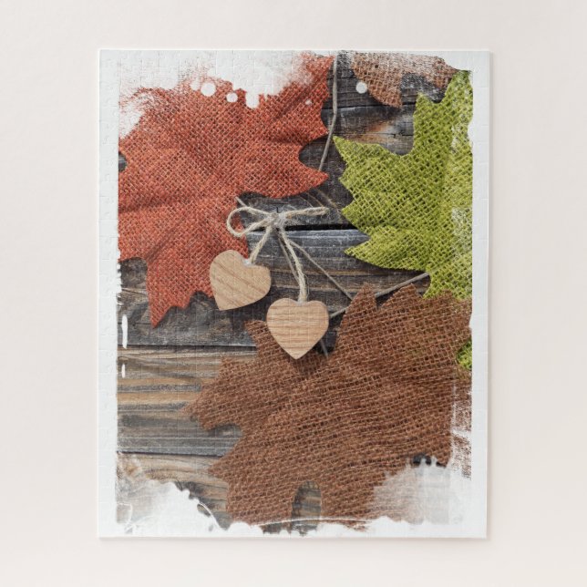 Quebra-cabeça Fall Hearts (Vertical)
