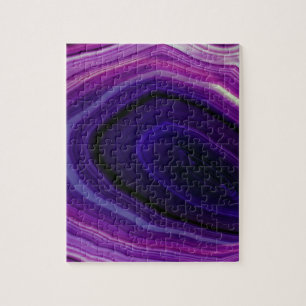 Quebra-cabeça Falln rodou Geode roxo