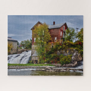 Quebra-cabeça Falls Park Vermont Jigsaw