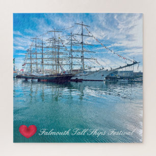 Quebra-cabeça FALMOUTH TALL SHIPS FESTIVAL Cornwall Foto
