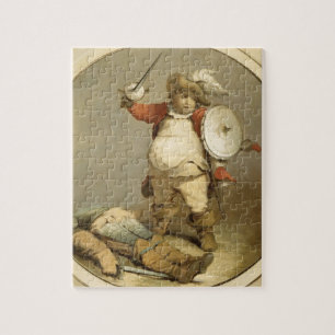 Quebra-cabeça Falstaff com o corpo de Hotspur, c.1786 (óleo