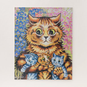 Quebra-cabeça Família Cat   Louis Wain  
