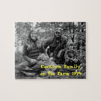 Quebra-cabeça Família de Cockrum na fazenda 1975