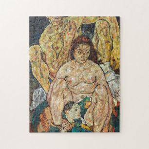 Quebra-cabeça Família Egon Schiele 1918