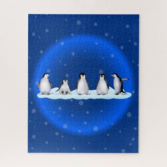 Quebra-cabeça Família Penguin (Vertical)