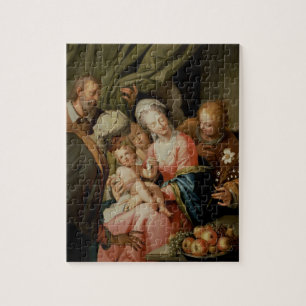 Quebra-cabeça Família santamente com St Anne