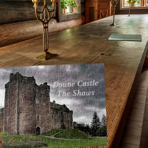 Quebra-cabeça Família Shaw Clan do Castelo de Doune da Escócia
