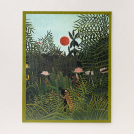 Quebra-cabeça Famosa Floresta Virgem de Henri Rousseau