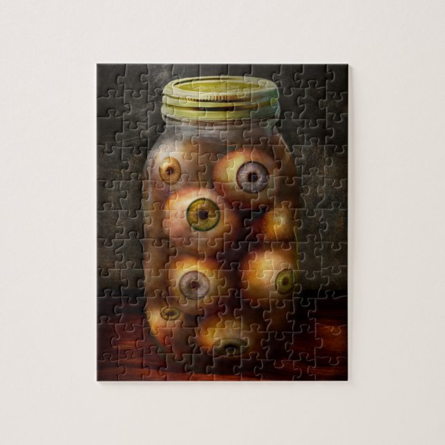 Quebra-cabeça Fantasia - assustador - eu tive sempre os olhos (Vertical)