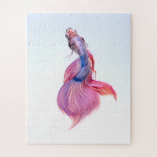 Quebra-cabeça Fantasia Colorida Belo Peixe Koi