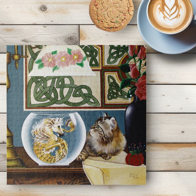 Quebra-cabeça Fantasia de Cavalo do Mar de Cat (Criador carregado)