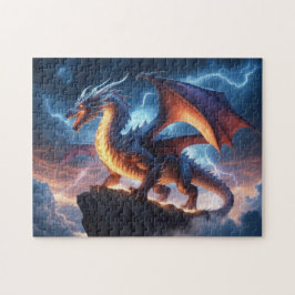 Quebra-cabeça Fantasia de Dragão de Fogo Puzzle para Amantes de