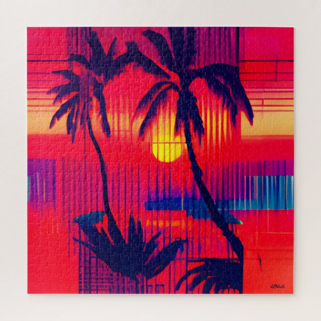 Quebra-cabeça Fantasía de Fuga Tropical (Vertical)