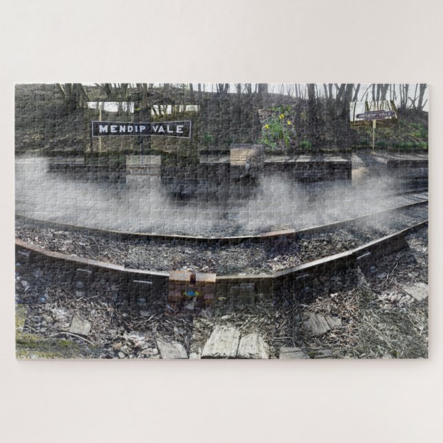 Quebra-cabeça Fantasmas de uma ferrovia. (Horizontal)