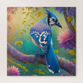Quebra-cabeça Fantasy Birds Blue Jay