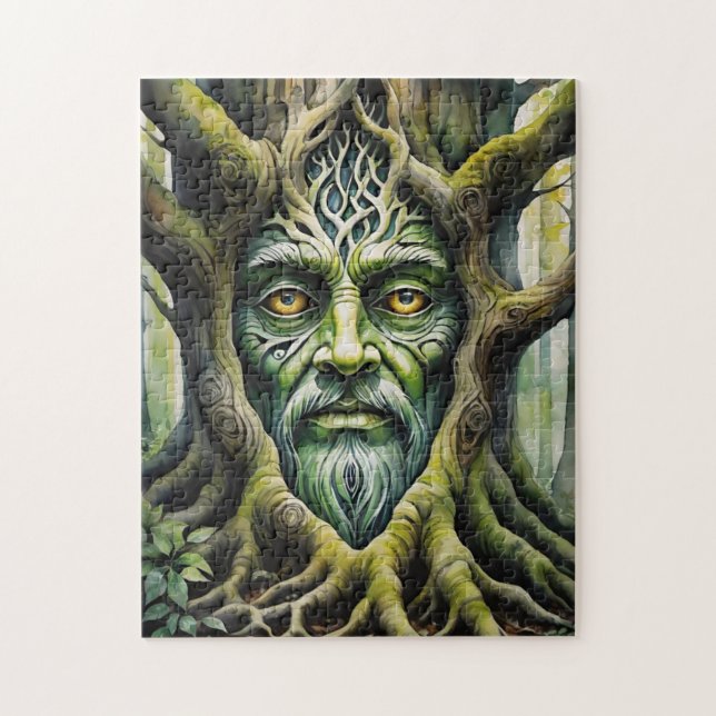Quebra-cabeça Fantasy Celtic Tree Spirit Dryad Pagan (Vertical)