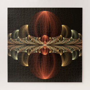 Quebra-cabeça Fantasy Construction Shiny Abstrato Fractal Art