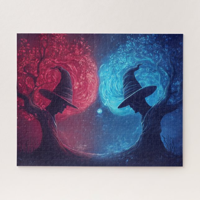 Quebra-cabeça Fantasy Duel de Batimentos de Feiticeiro Brilhante (Horizontal)