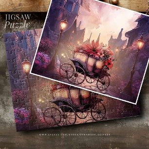 Quebra-cabeça Fantasy Gothic Fairy Vintage - Paisagem medieval