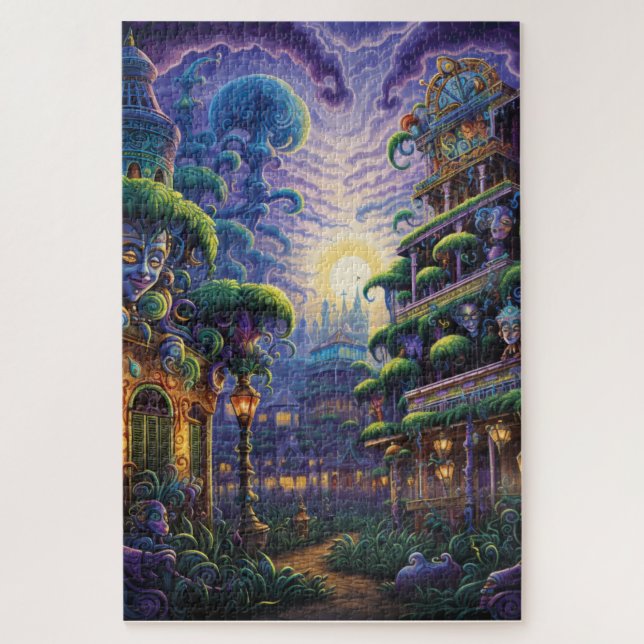Quebra-cabeça Fantasy Mardi Gras Colors  (Vertical)