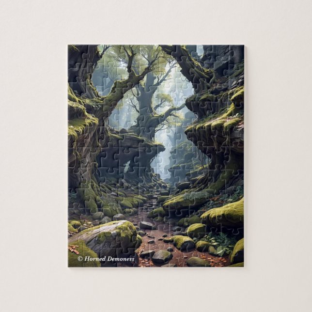 Quebra-cabeça Fantasy wood (Vertical)