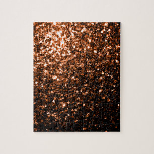 Quebra-cabeça Farelos de cobre marrom-de-bronze farelos