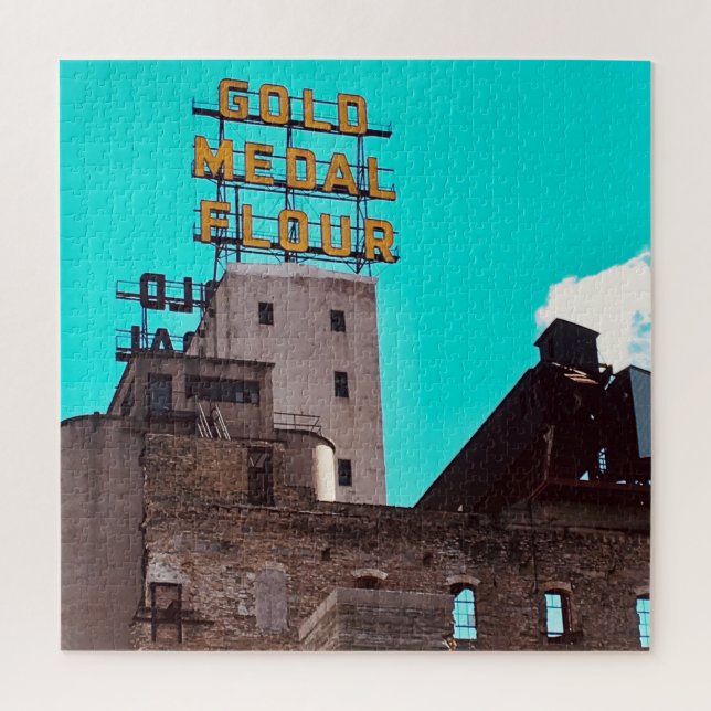 Quebra-cabeça farinha de medalha de ouro (Vertical)