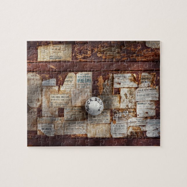 Quebra-cabeça Farmácia - Sinais de tempo (Horizontal)