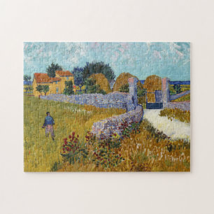 Quebra-cabeça Farmhouse in Provence (1888) por Vincent Van Gogh