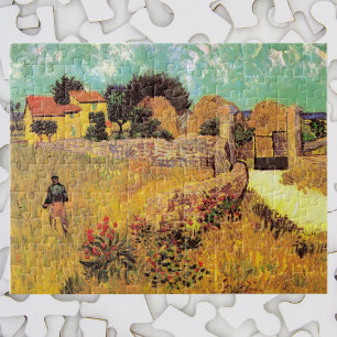 Quebra-cabeça Farmhouse in Provence por Vincent van Gogh