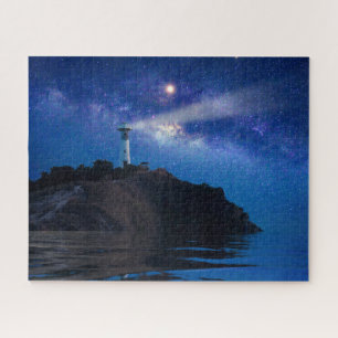 Quebra-cabeça Faróis Farol de Starry Night