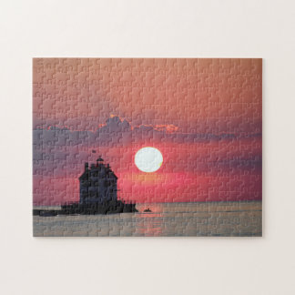 Quebra-cabeça Farol Cênico Sunset