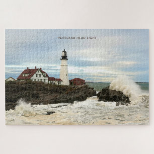 Quebra-cabeça Farol Chefe do Enorme Mar Portland