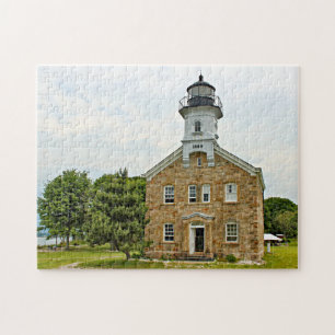 Quebra-cabeça Farol da ilha de Sheffield, Connecticut