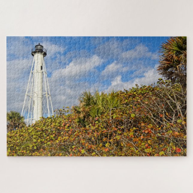 Quebra-cabeça Farol da Ilha Gasparilla - 20x30 - 1014 pcs (Horizontal)