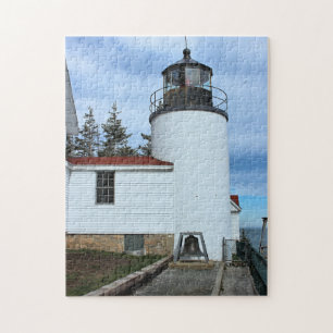Quebra-cabeça Farol de Bass Harbor Head, Maine Jigsaw Puzzle