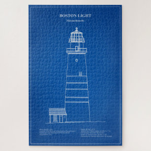 Quebra-cabeça Farol de Boston Light - Massachusetts - AD