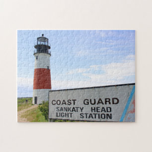 Quebra-cabeça Farol de Cabeça de Sankaty Nantucket MÃE