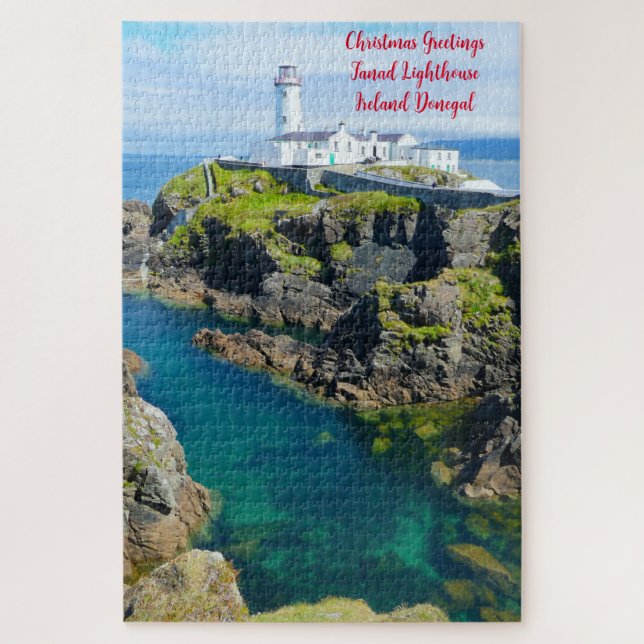 Quebra-cabeça Farol de Fanad Donegal Irlanda. (Vertical)
