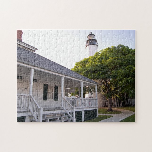 Quebra-cabeça Farol de Key West, Flórida (Horizontal)