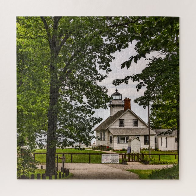 Quebra-cabeça Farol de missão antigo - 676 peças (Vertical)