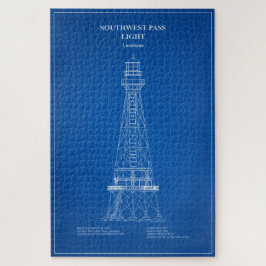 Quebra-cabeça Farol de Passagem do Sudoeste - Louisiana - AD