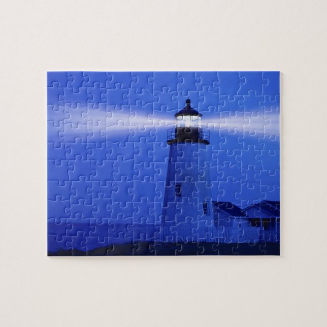 Quebra-cabeça Farol de Pemiquid, Maine (Horizontal)